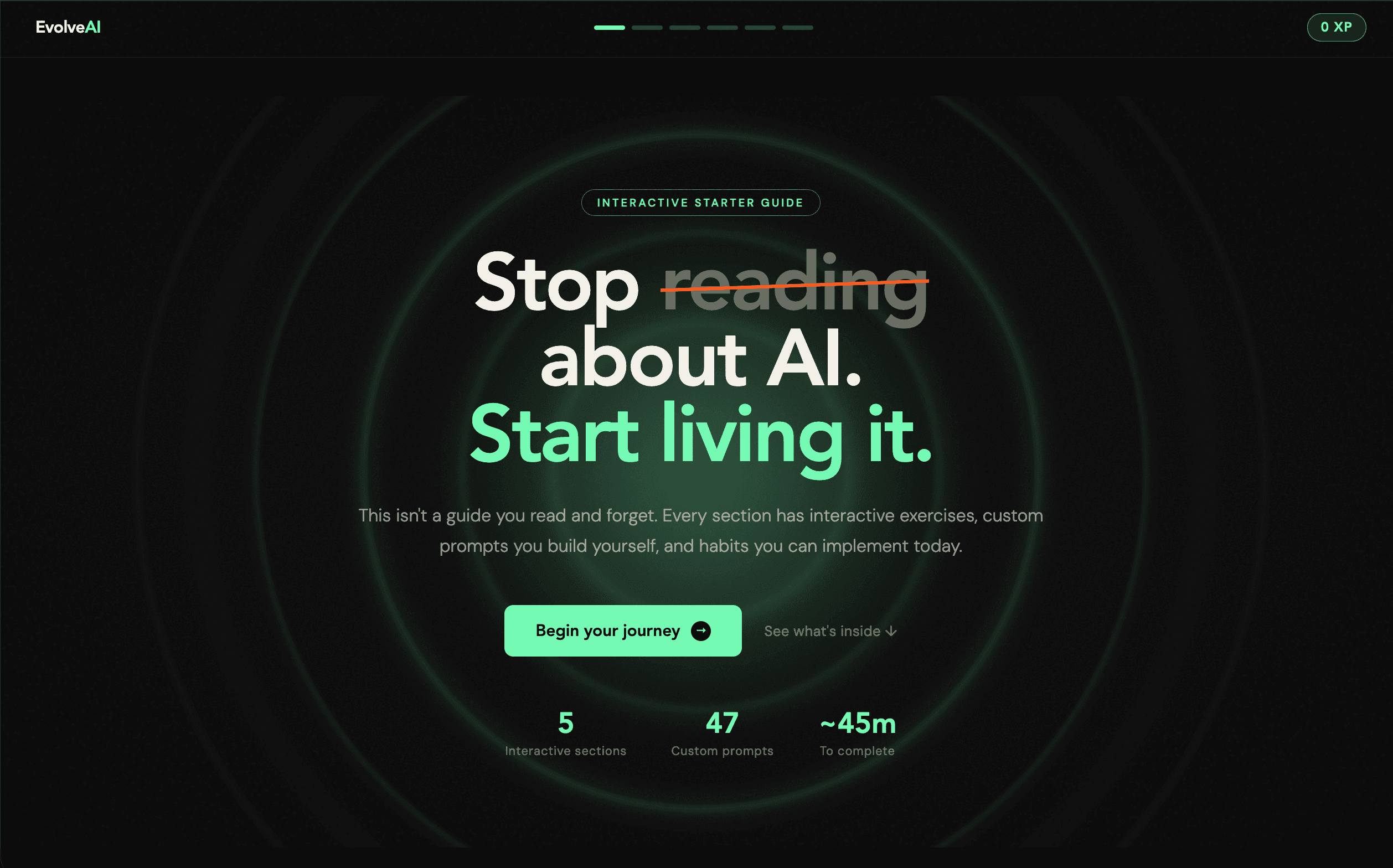 EvolveAI screenshot 1